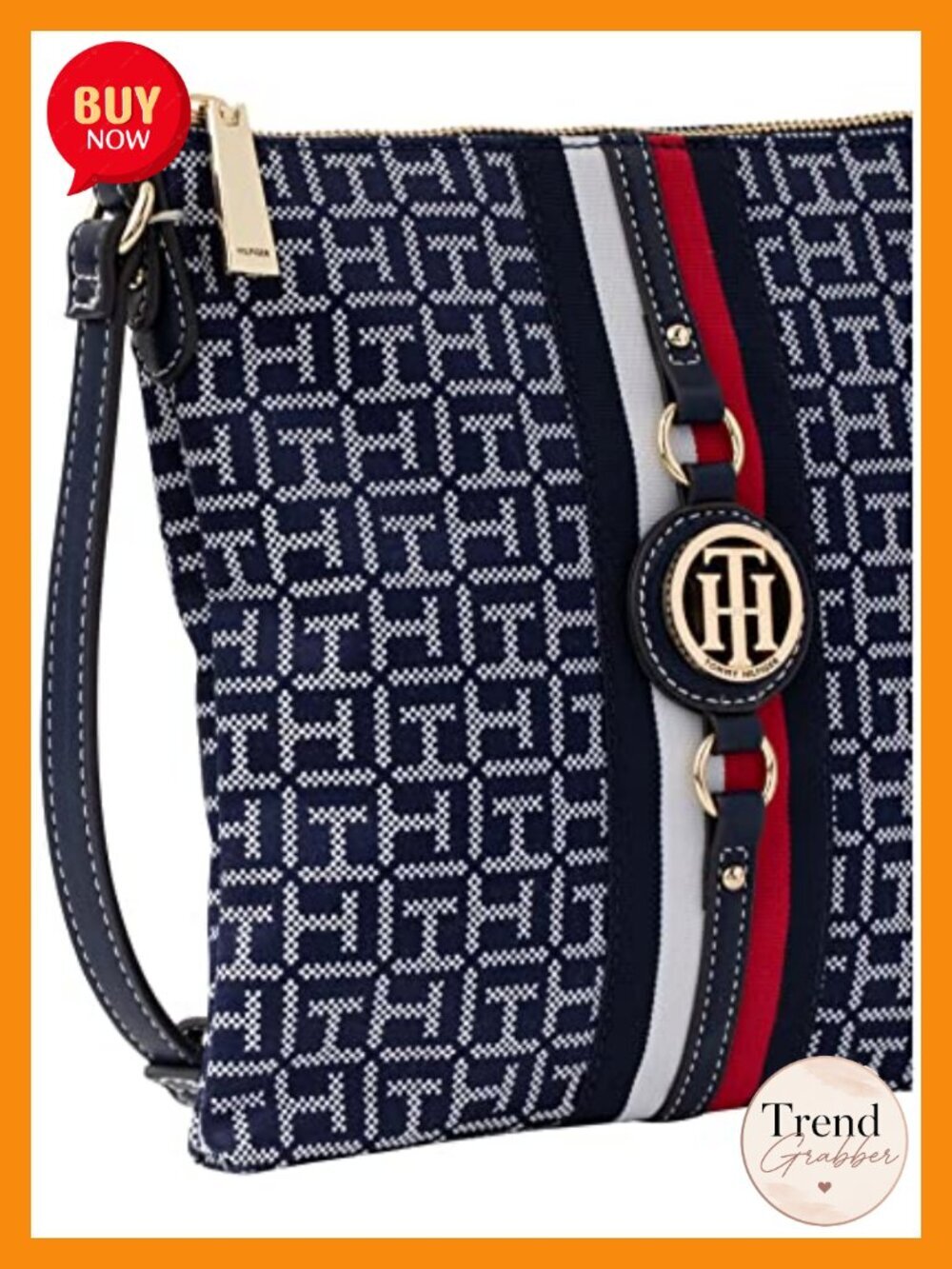 Vegan Leather Crossbody Bag with Adjustable Strap - Picture 3 of 4